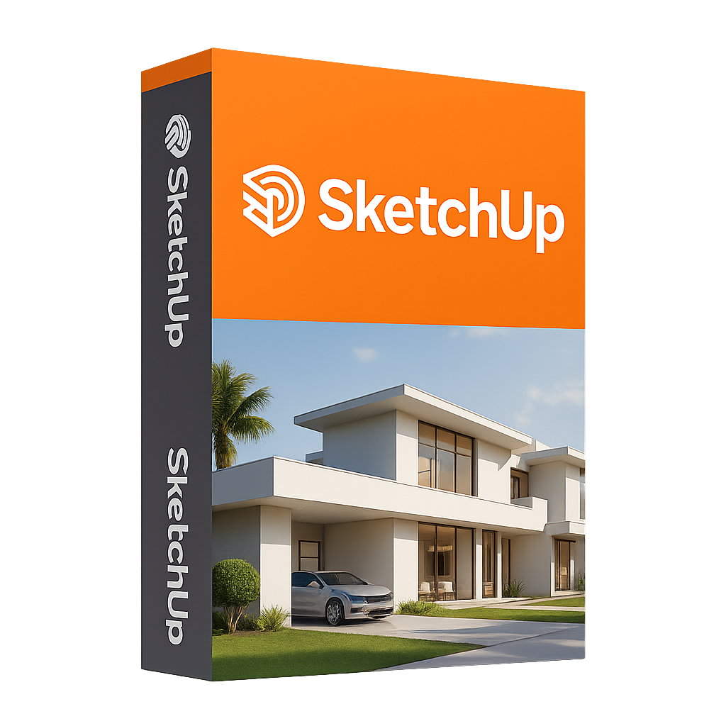 🧱 SketchUp Pro – Modelagem 3D Rápida, Intuitiva e Profissional