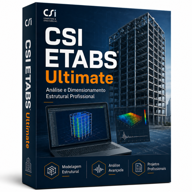 CSI ETABS Ultimate Análise e Dimensionamento Estrutural Profissional