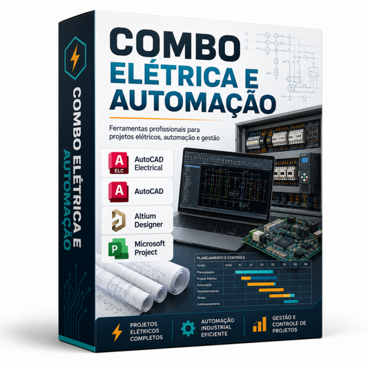 Combo Elétrica e Automação AutoCAD Electrical + AutoCAD + Altium ...